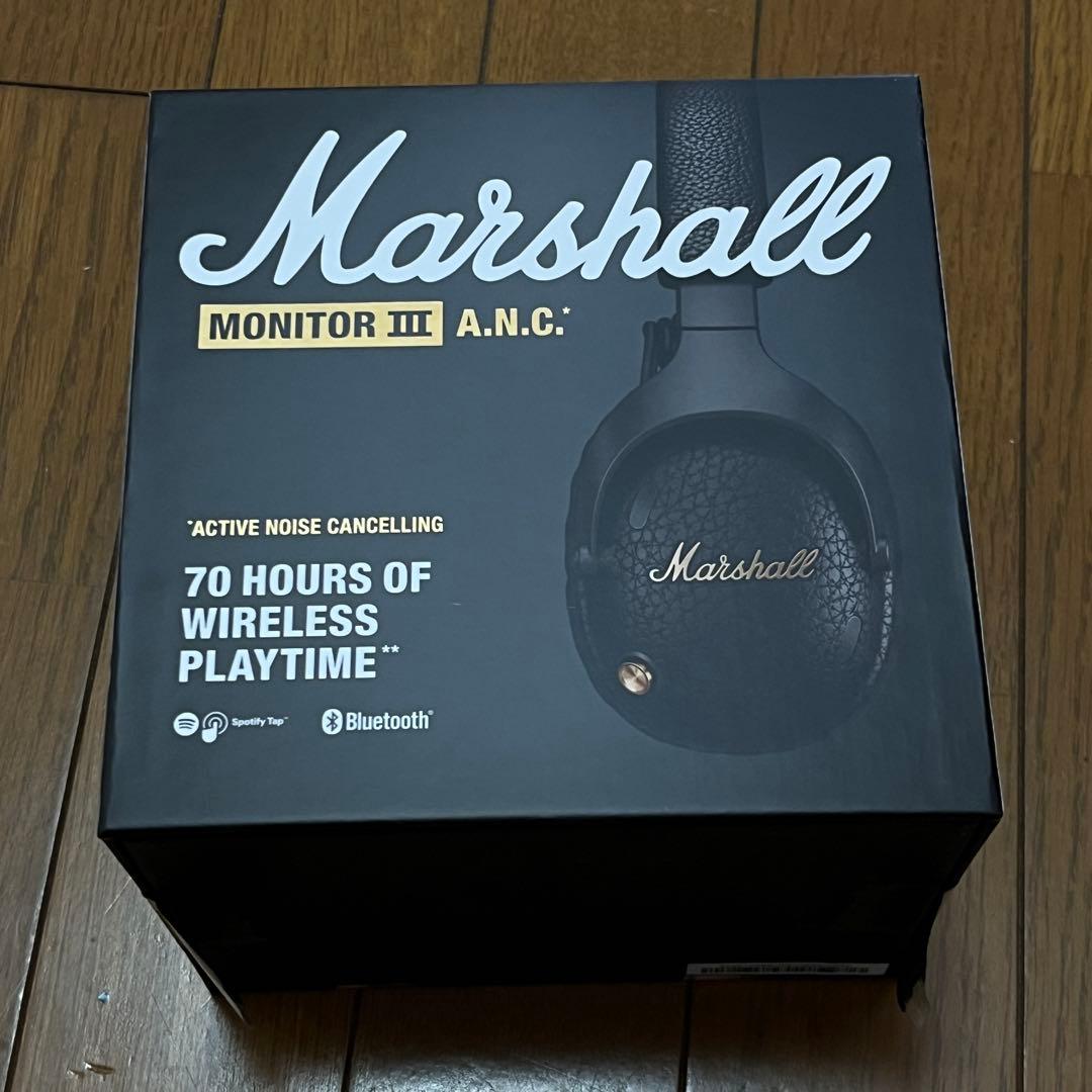 ア*ト様 値下げMarshall MONITOR Ⅲ A.N.C 付属品未使用