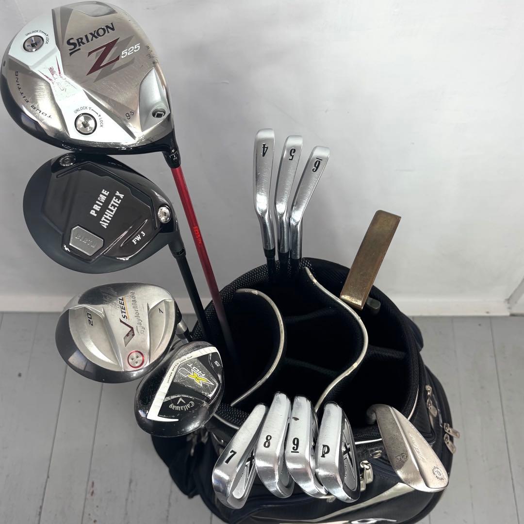 本格派 メンズゴルフクラブ 13本 フルセット ゴルフセット 豪華セット