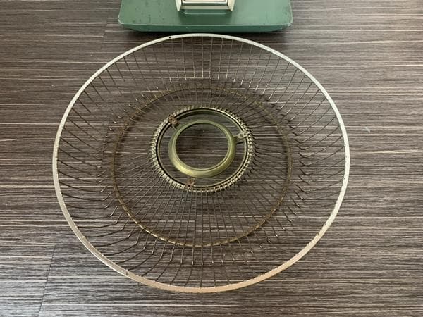 HITACHI 日立 H-625 デスクファン扇風機 グリーン 昭和レトロ