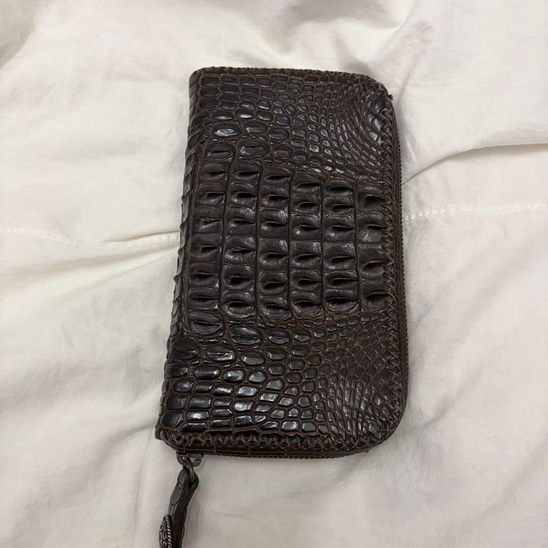 【FUNNY クロコダイル　ホーンバック】チャーリーズウォレット　ファニー