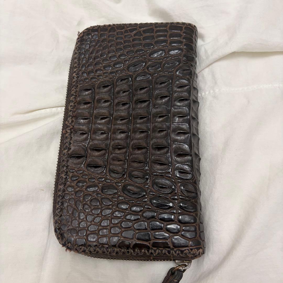 【FUNNY クロコダイル　ホーンバック】チャーリーズウォレット　ファニー