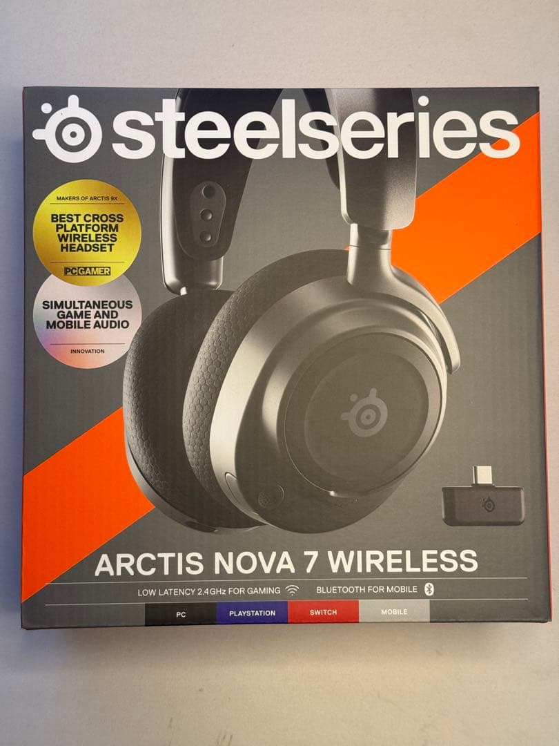 【新品】SteelSeries Arctis Nova 7 Wireless 黒