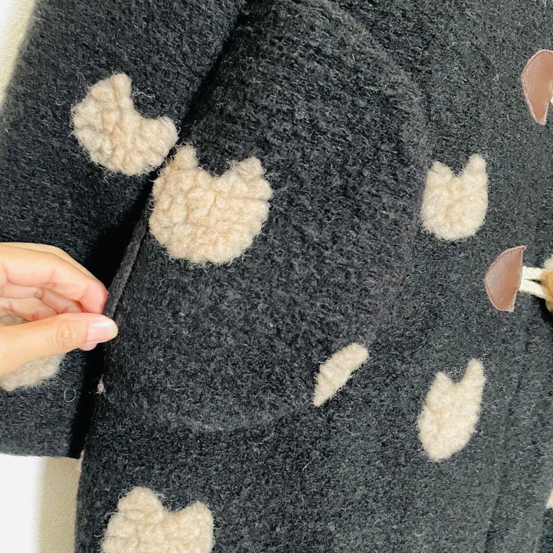 フランシュリッペ　ダッフルコート　新品未使用タグ付き　猫　ねこ　ネコ