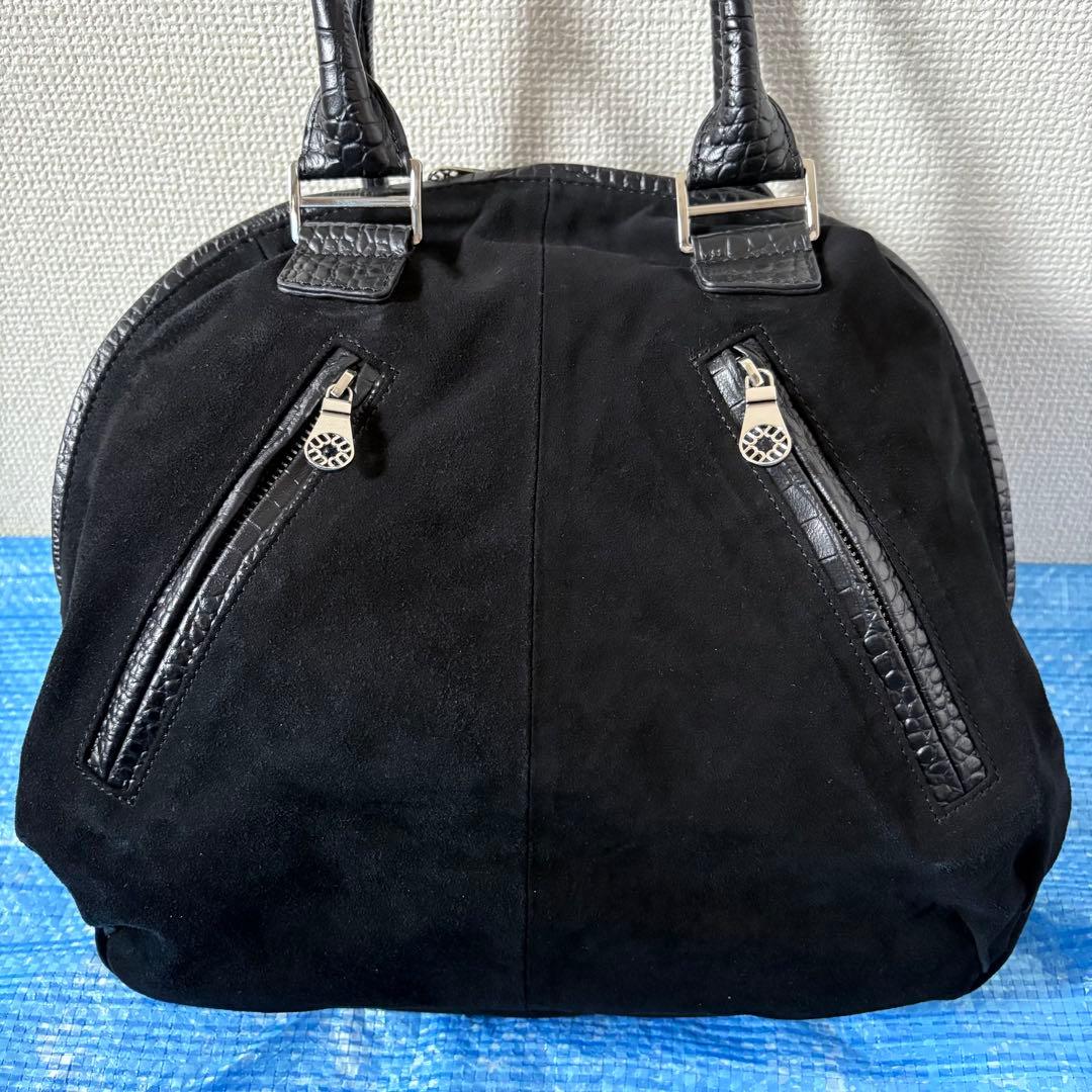 レア⬛︎ハローキティ⬛︎muta⬛︎ボストンバッグ⬛︎コラボ⬛︎レザー⬛︎クロコ型押し