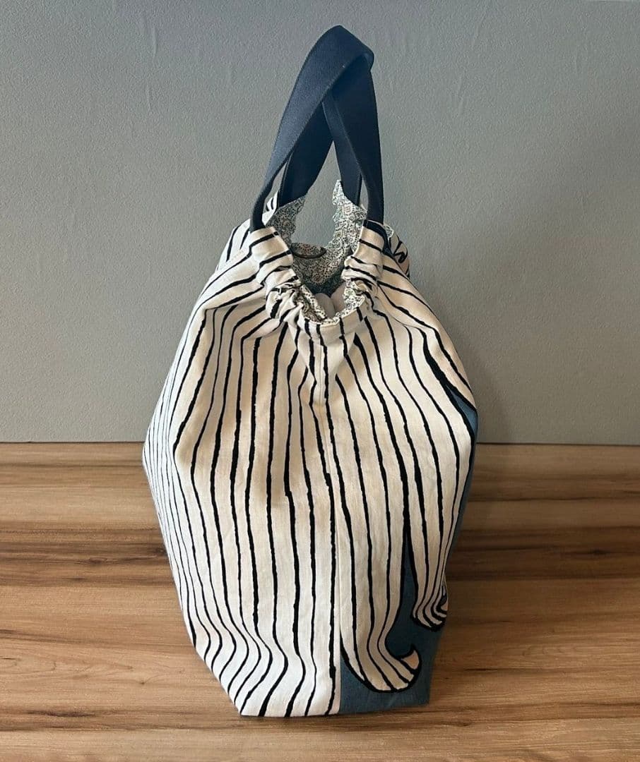 【いたち様オーダー】ミナペルホネンハンドメイドシャーリングバッグ