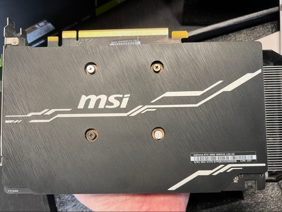 happiness　MSI GeForce RTX 2060 12GB