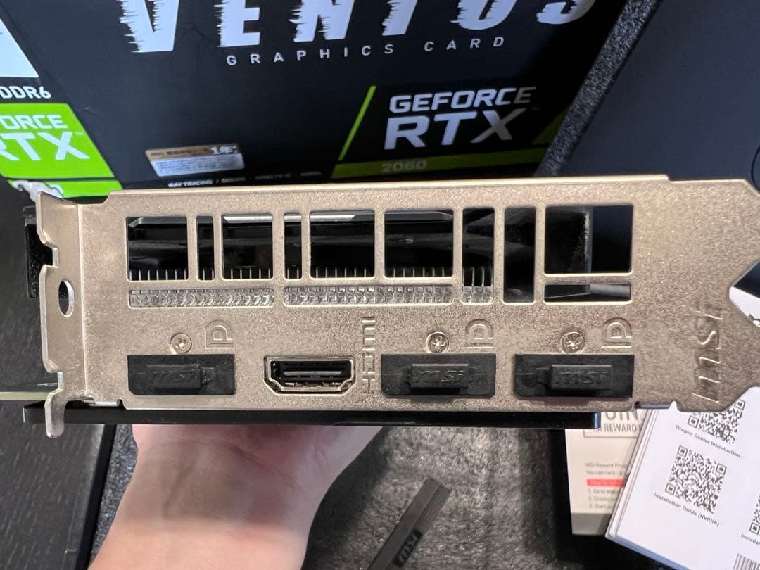 happiness　MSI GeForce RTX 2060 12GB