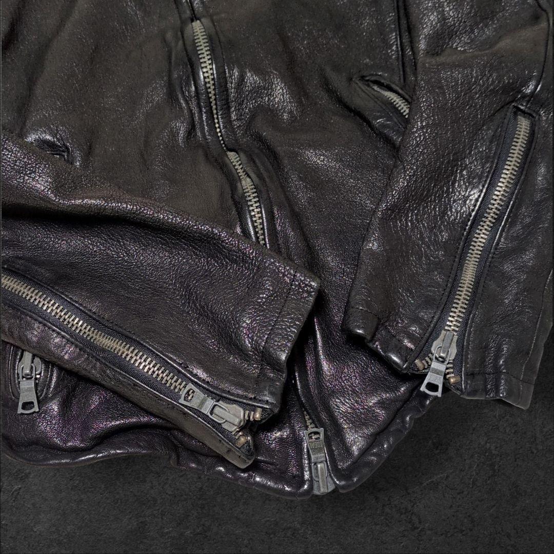 BUFFALOBOBS 匠レザー シングルライダース IDEAL ZIP