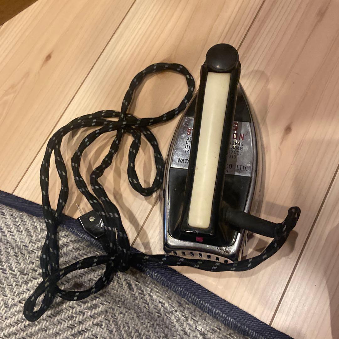 昭和時代レトロ品新品未使用KING アイロン Utility Model 日本製