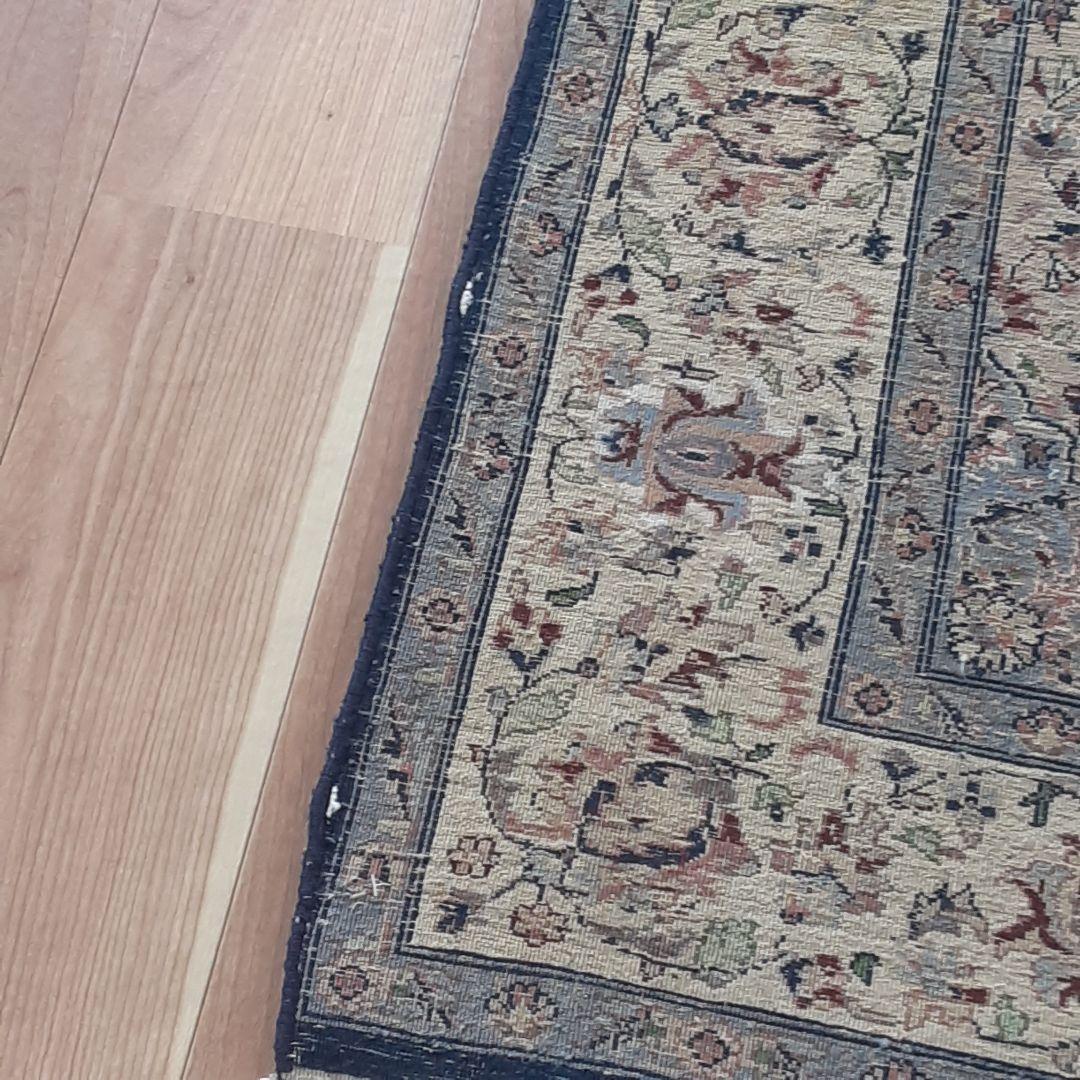 Y1154 高級ペルシャ絨毯 ウール100% 手織り 219×141㎝