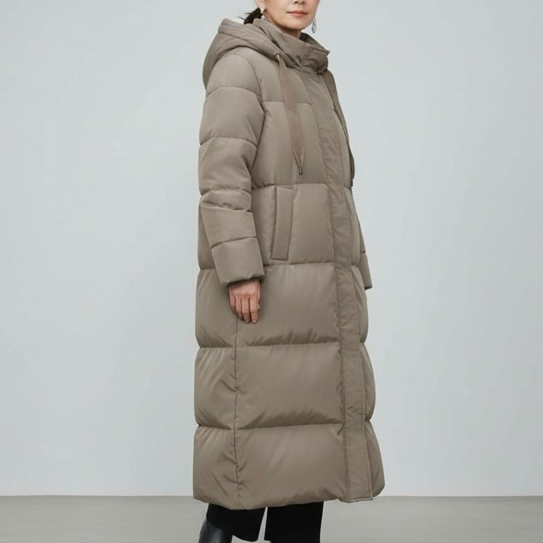 【完売品】ザラ ウォーター＆ウィンドプロテクションフード ロングダウンコート M