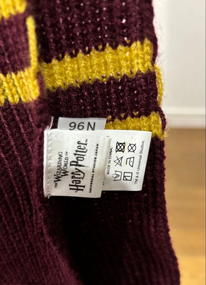 USJ公式　ハリーポッター　グリフィンドール　ローブＬサイズ　マフラーセット