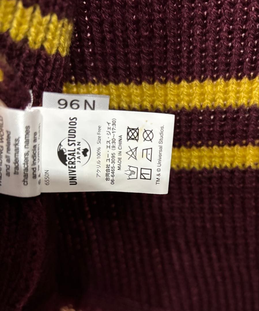 USJ公式　ハリーポッター　グリフィンドール　ローブＬサイズ　マフラーセット