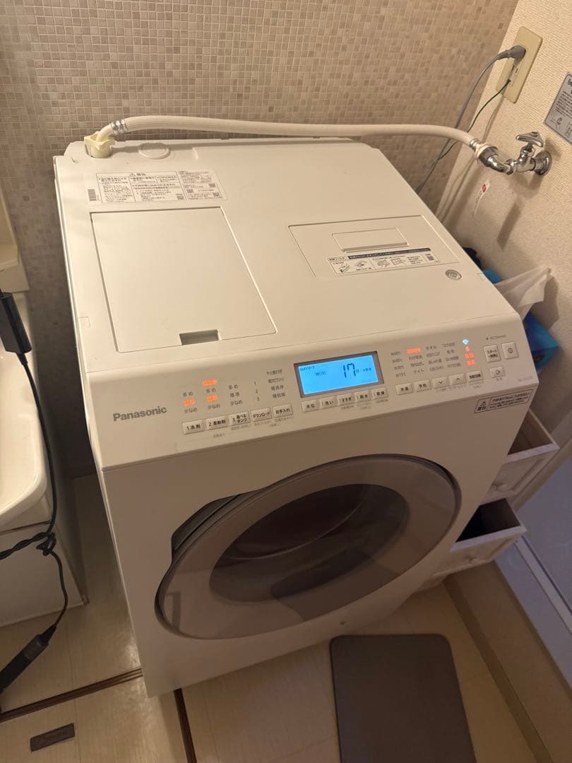 【極美品】Panasonic ドラム式洗濯機 NA-LX127D 右開き