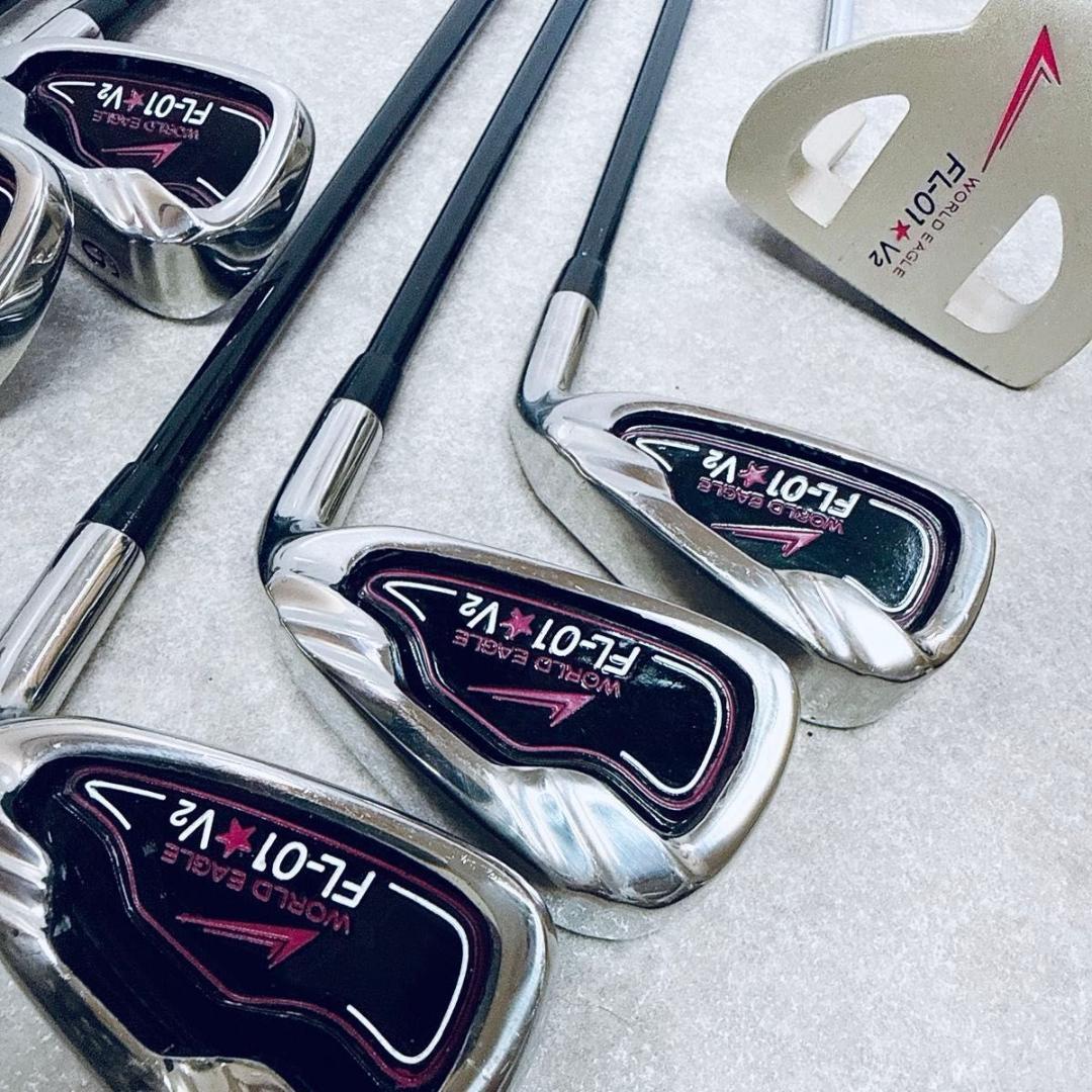 ワールドイーグル FL-01★V2 レディースゴルフセット 10本 初心者 入門