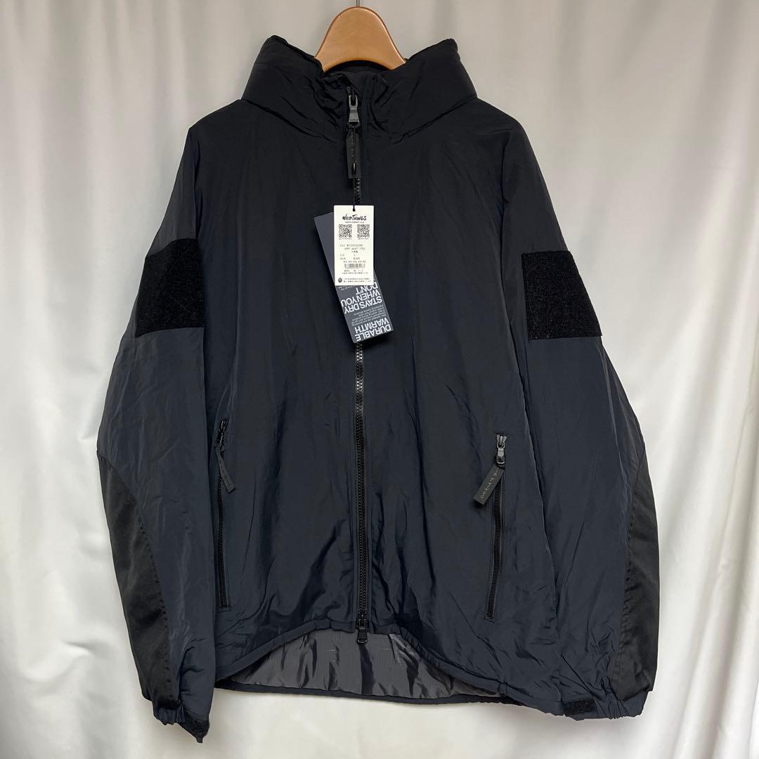 新品 ワイルドシングス ハッピージャケット　タイプ 黒Lハッピースーツ ダウン