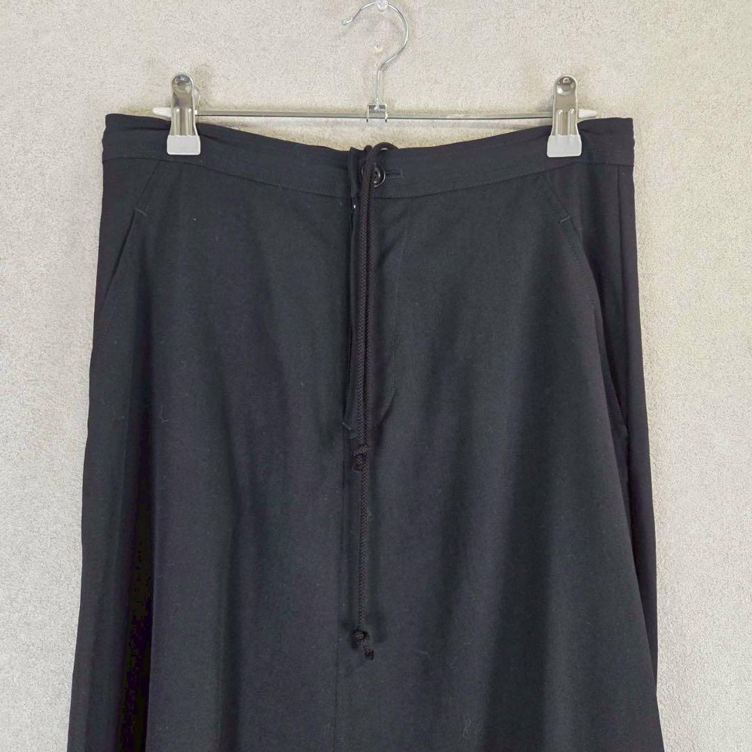 美品 希少 Y's 23SS バルーン 変形 ウールギャバ ロングスカート