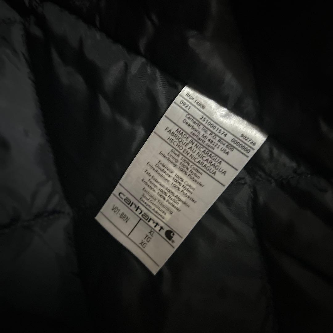 Carhartt OV001-M XL ブラウン ベスト