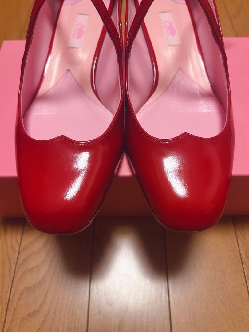 美品♡kiwanda kiwanda Ririco Red shoes♡
