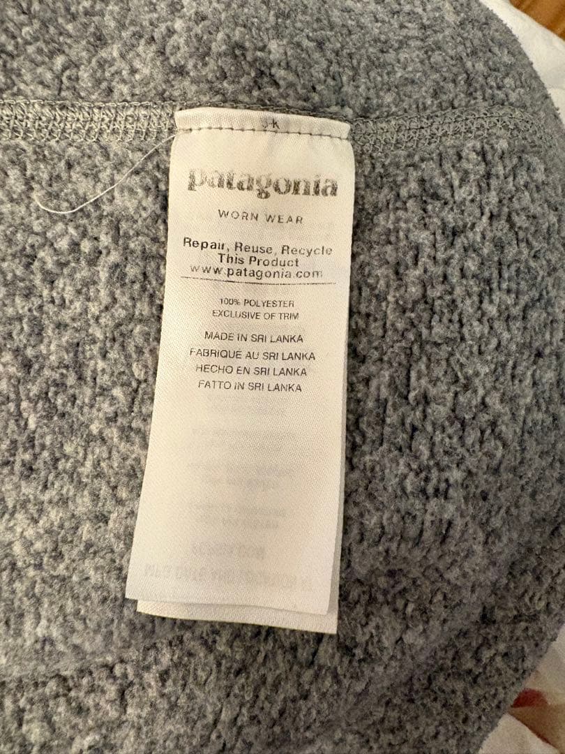 patagonia ベターセーター Sサイズ グレー