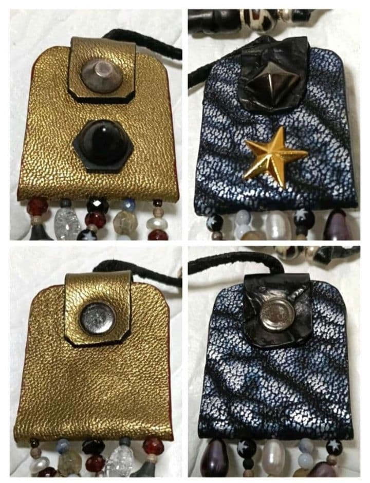 2084【レア】GOLDLEATHER ゴールドレザー ブレスレット保存袋付き