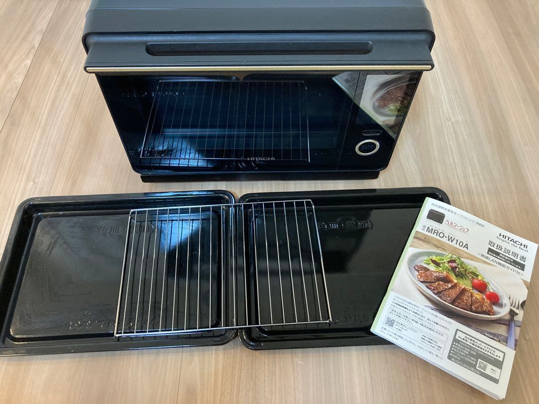 HITACHI ヘルシーシェフMRO-W10A オーブンレンジ液晶故障ジャンク品