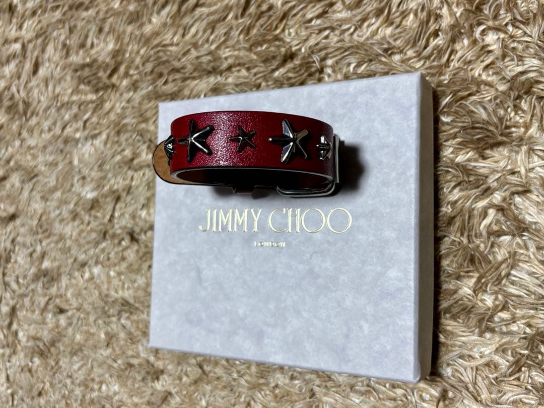 1111　jimmychoo ブレスレット　白　赤　2つセット
