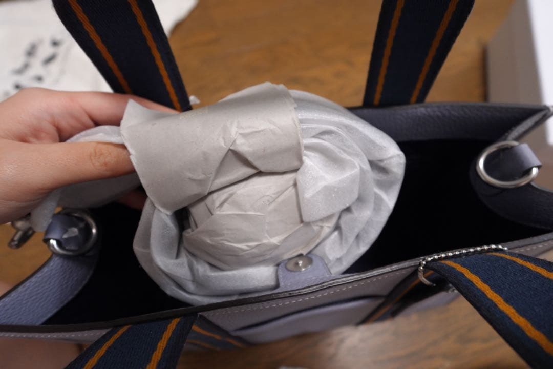 COACH ライトパープル トートバッグ