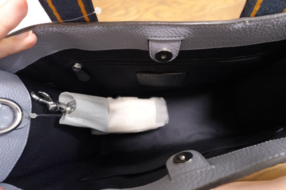 COACH ライトパープル トートバッグ