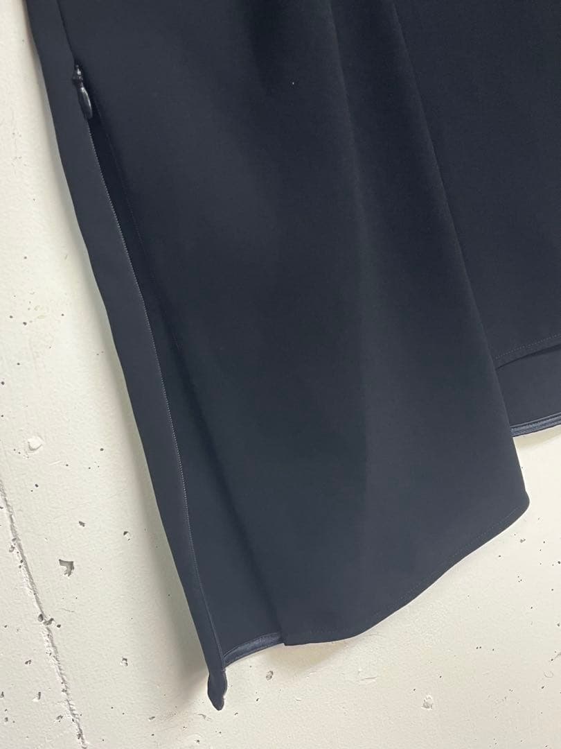 EVERYDAY I LIKE 24SS ジップスリーブ ブラウス ボートネック