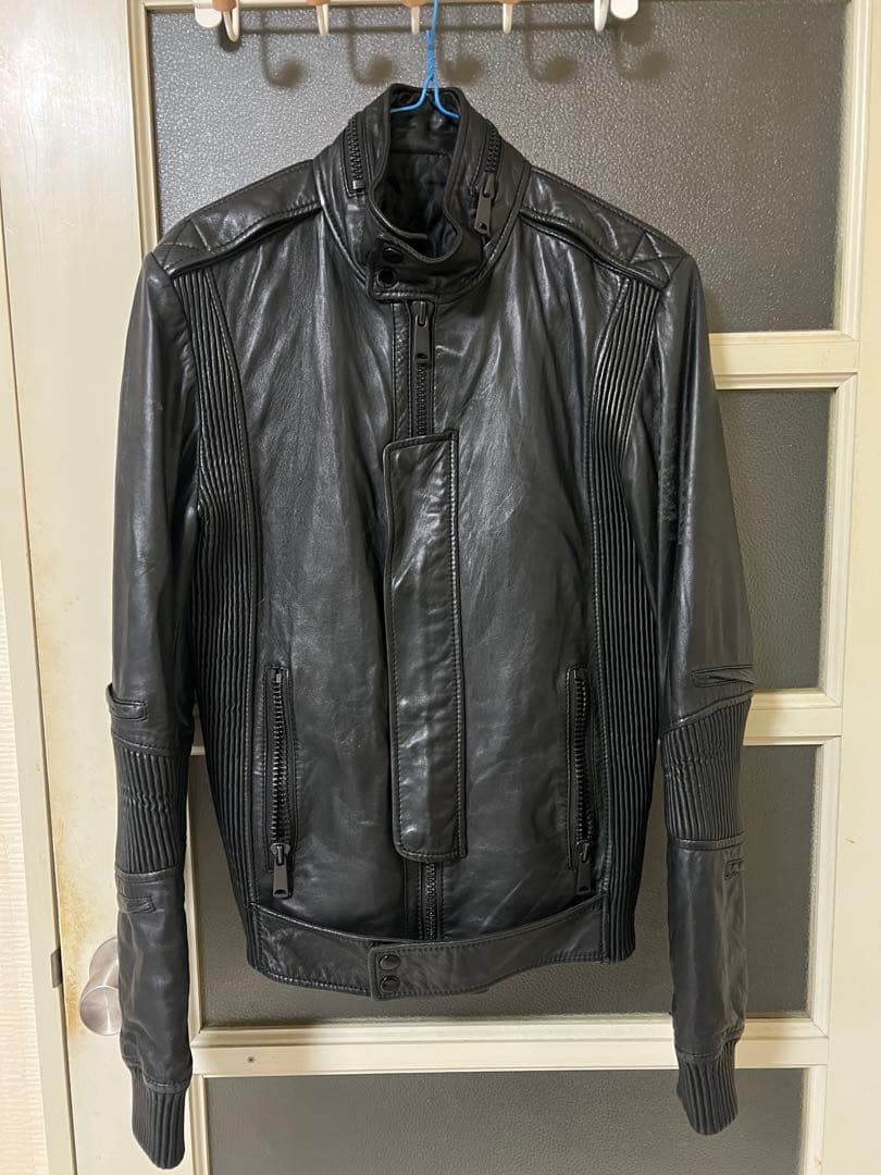 STUD HOMME. DIOR HOMME レザー　ジャケット 幻05aw