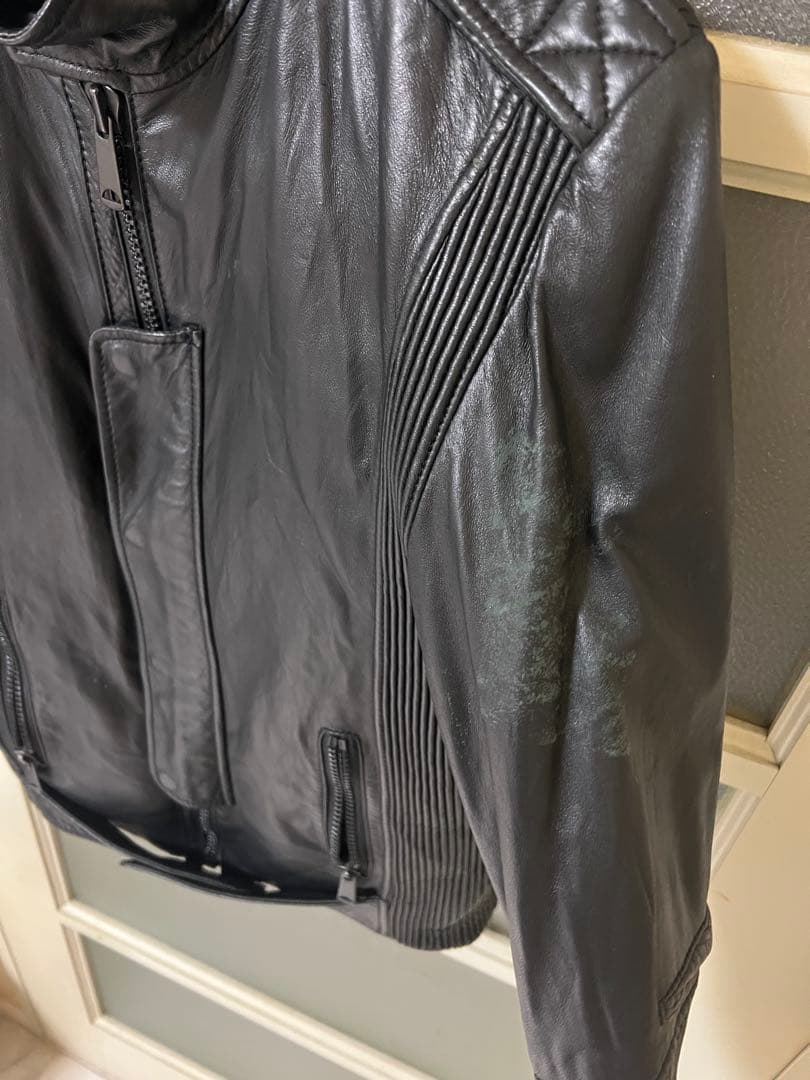 STUD HOMME. DIOR HOMME レザー　ジャケット 幻05aw