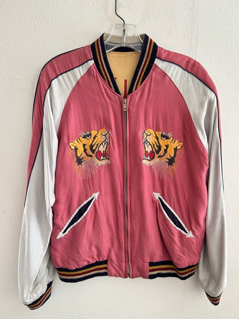 テーラー東洋 スーベニアジャケット 　スカジャン 虎顔×CHEVY LOVER