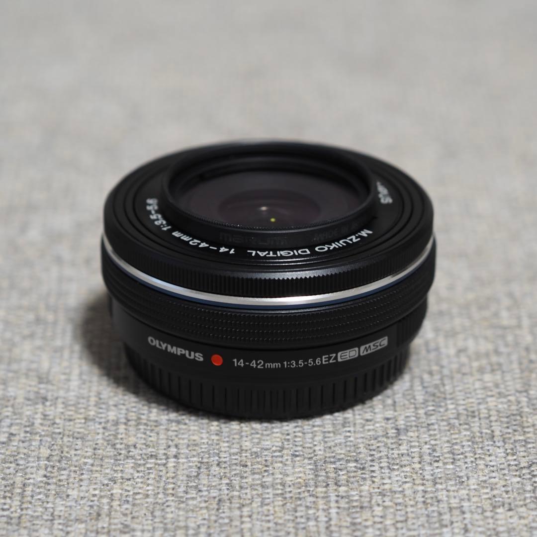 美品OLYMPUS M.ZUIKO DIGITAL 14-42mm ブラック