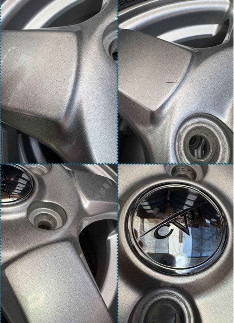 ㉛軽トラ・箱バン用の新品ゴツゴツタイヤと中古ホイールとナット付き