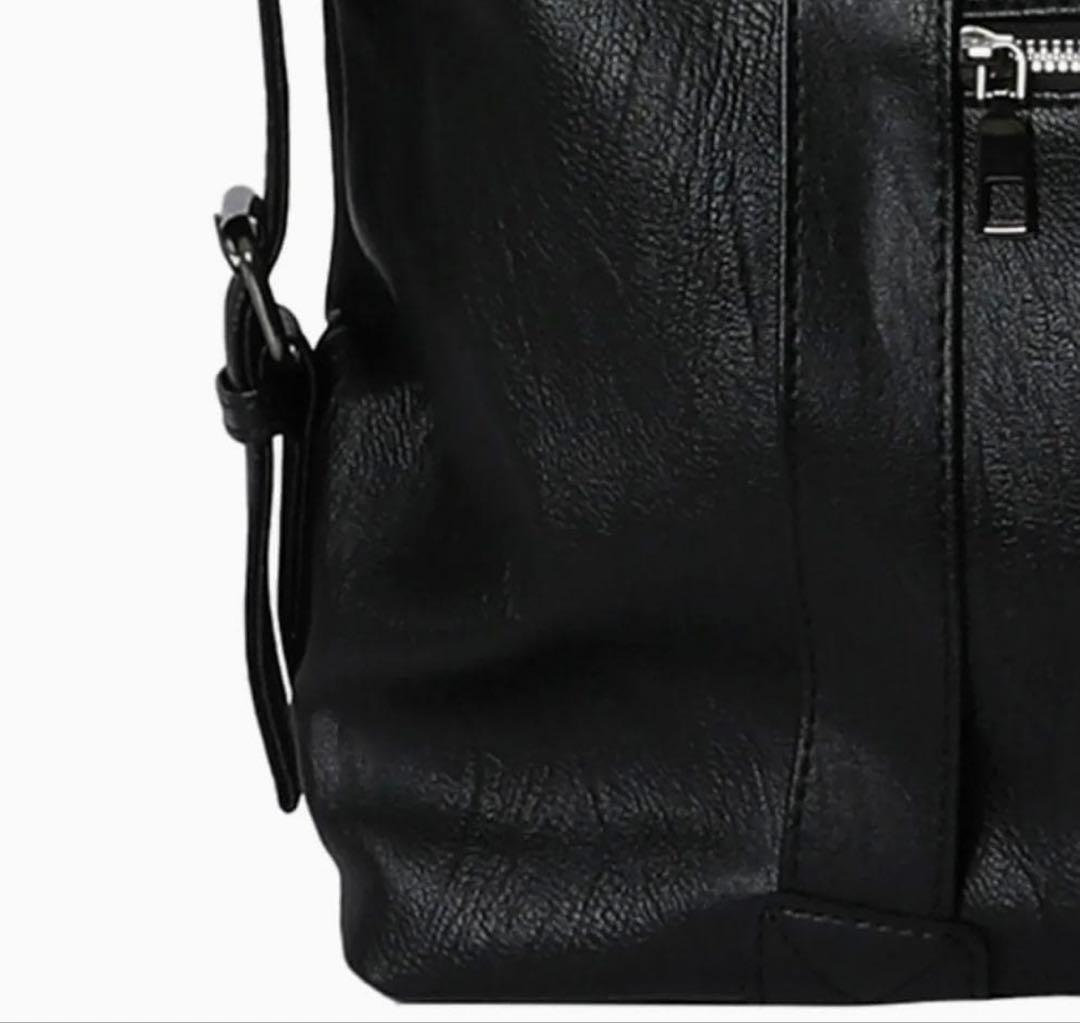 韓国ブランド✨ MUCENT プライムリンクルレザートートバッグ