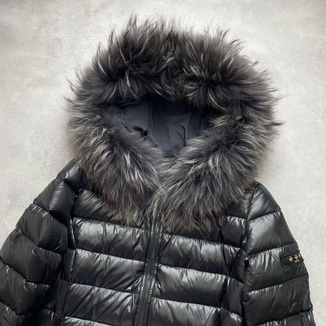 タトラス ダウンコート ISERA イセラ 黒 ブラック サイズ2 リバーシブル