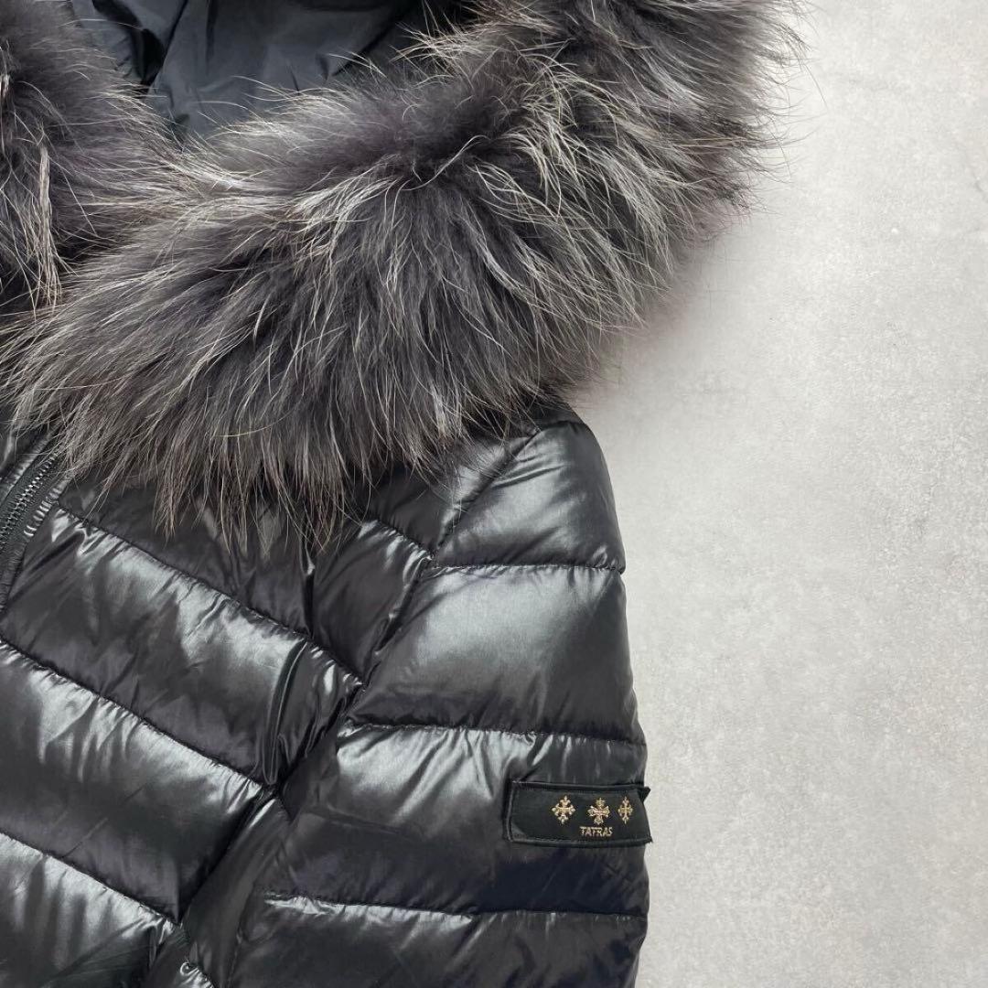 タトラス ダウンコート ISERA イセラ 黒 ブラック サイズ2 リバーシブル