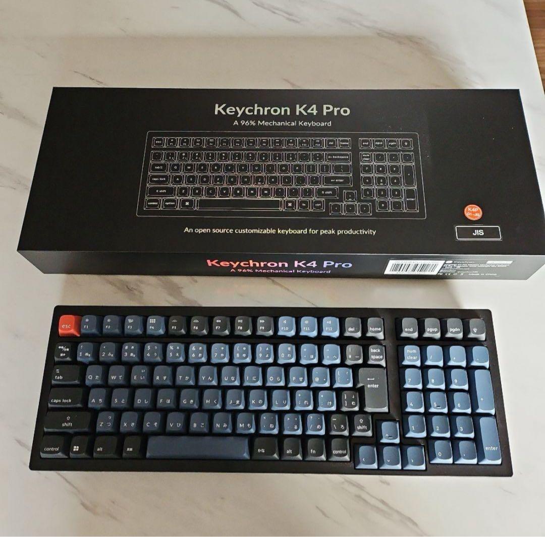 【スイッチ変更】Keychron K4 Pro JIS メカニカルキーボード