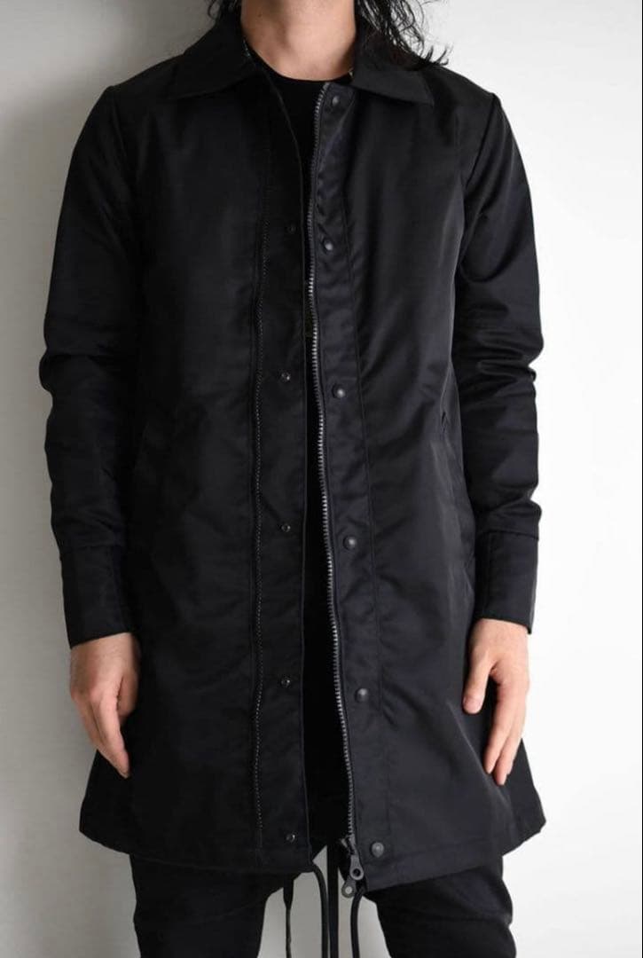 ripvanwinkle ロングコーチコート ベンチコート黒 サイズ5 日本製