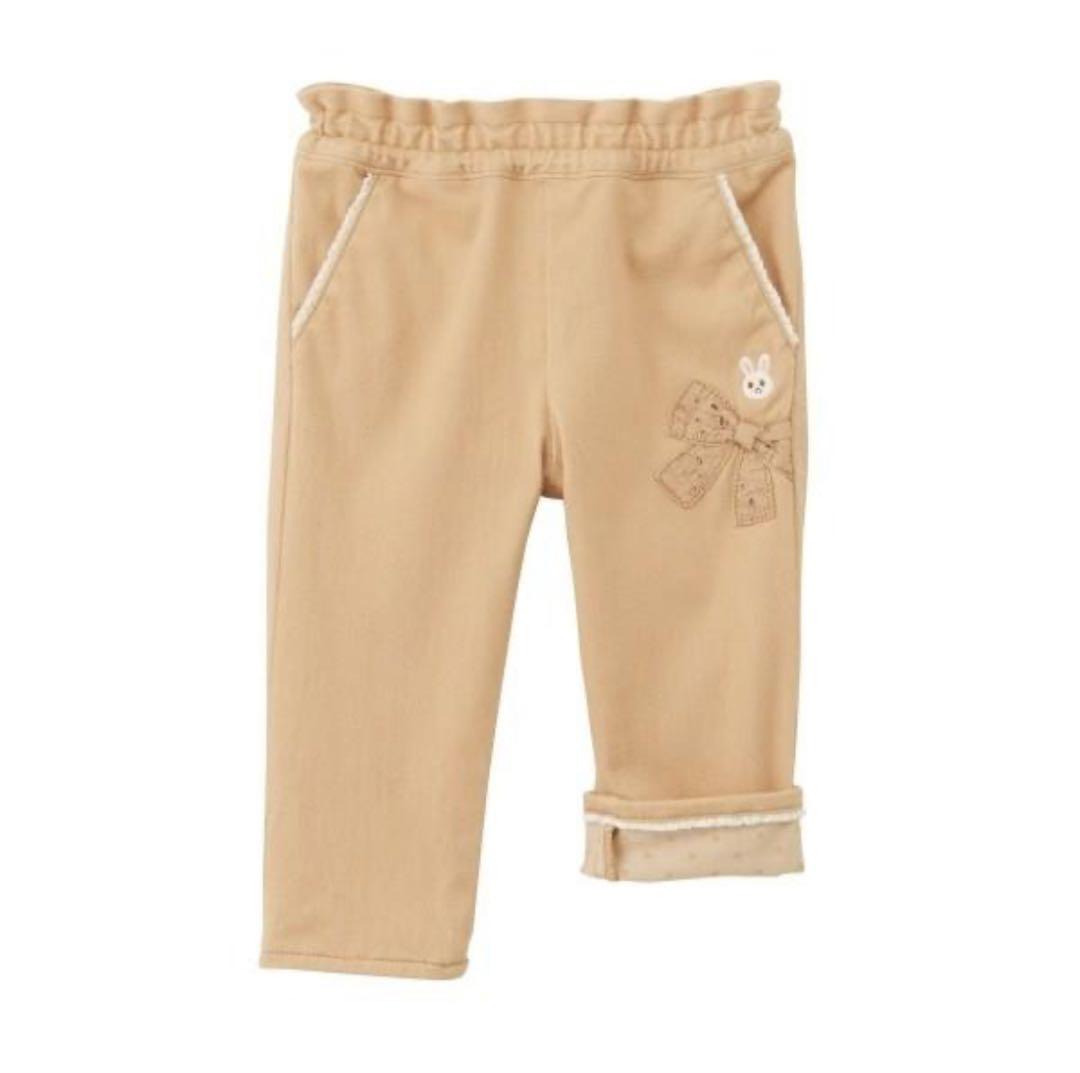 新品・未使用　ミキハウス　90サイズ　うさこ　ロゴチェック　ワンピ　3点セット