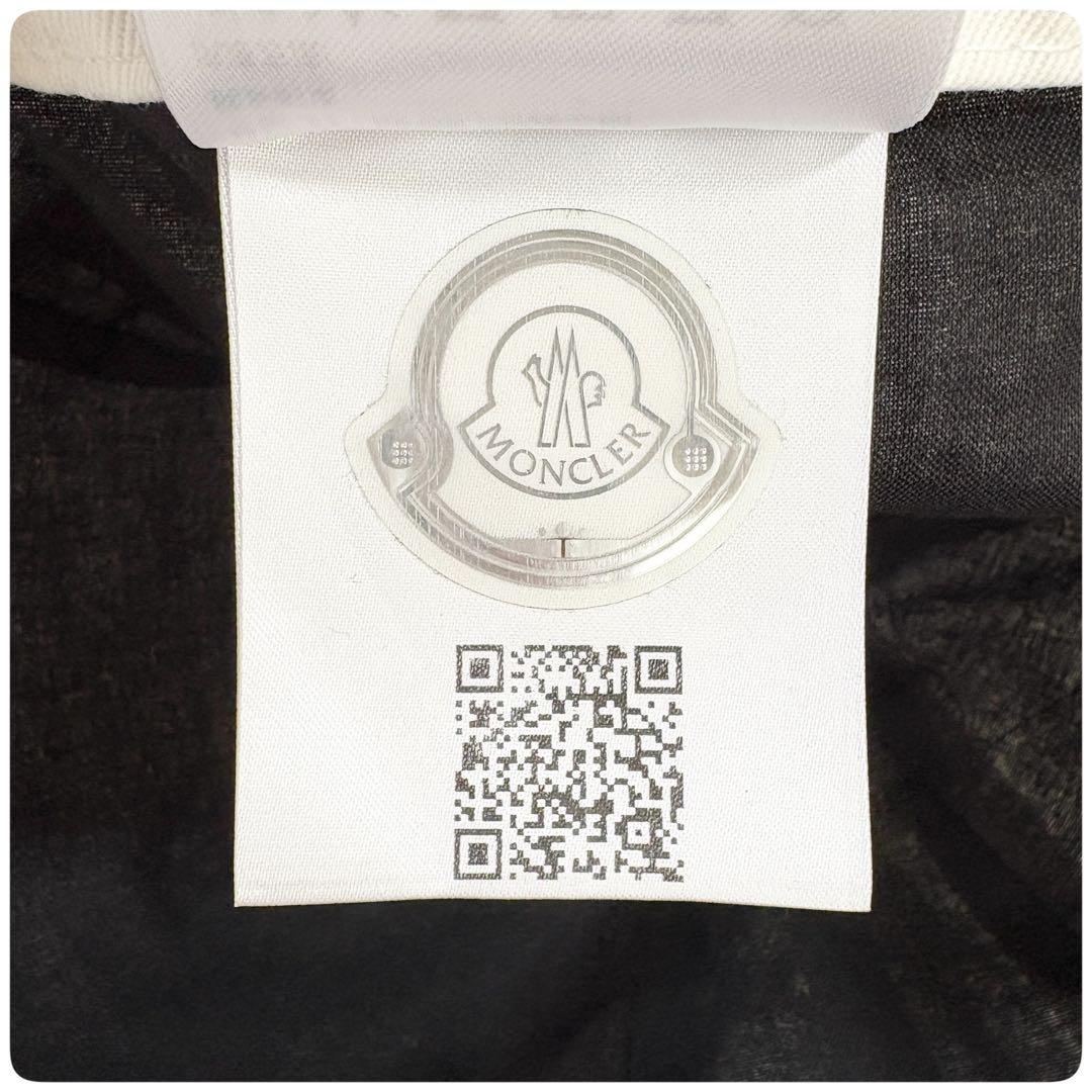 美品✨MONCLER モンクレール ベースボールキャップ 帽子 白 ホワイト