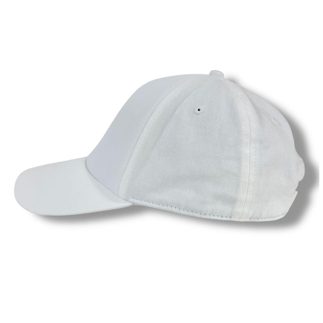 美品✨MONCLER モンクレール ベースボールキャップ 帽子 白 ホワイト