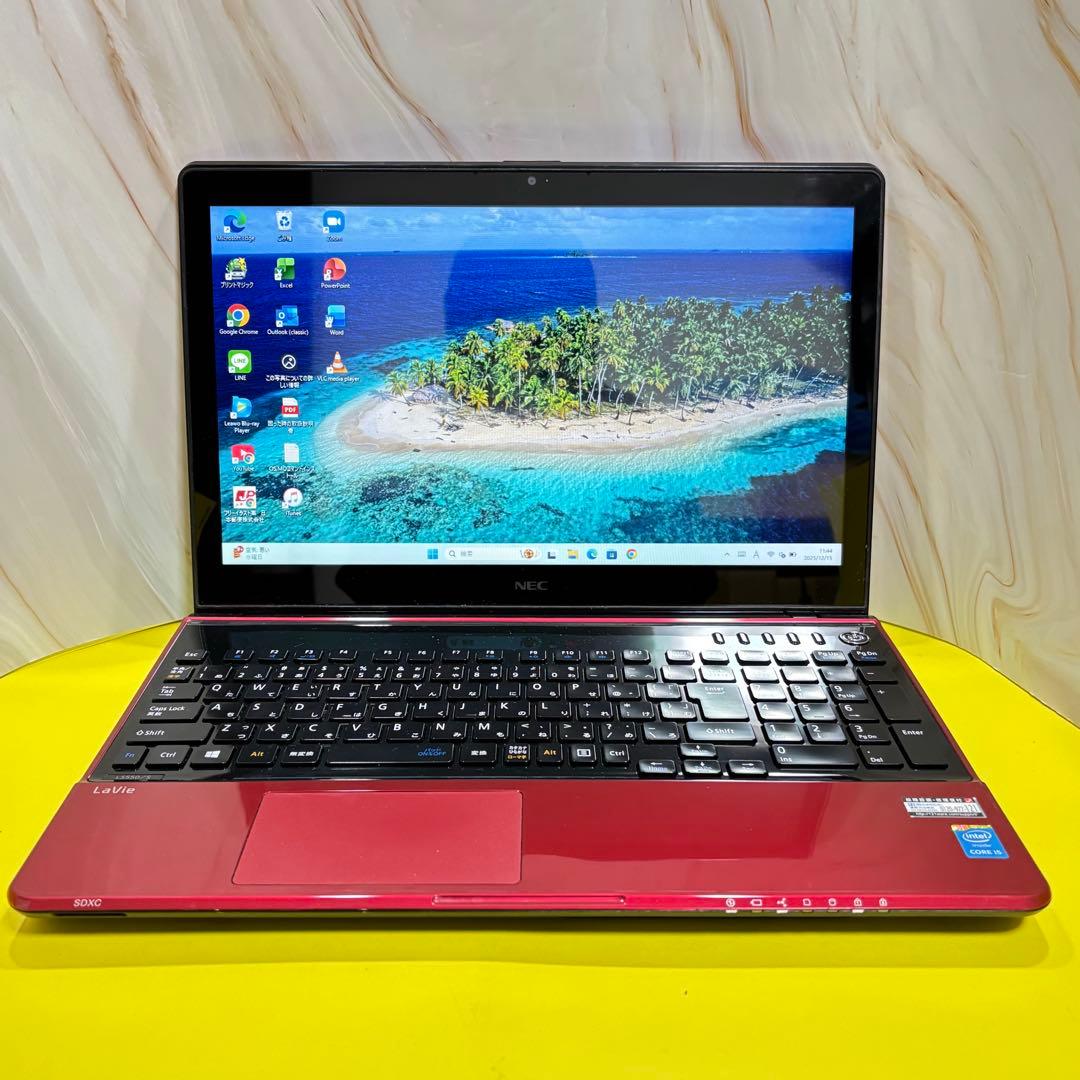 美品✨新品SSD爆速✨LAVIE win11 ノートパソコン✨オフィス カメラ