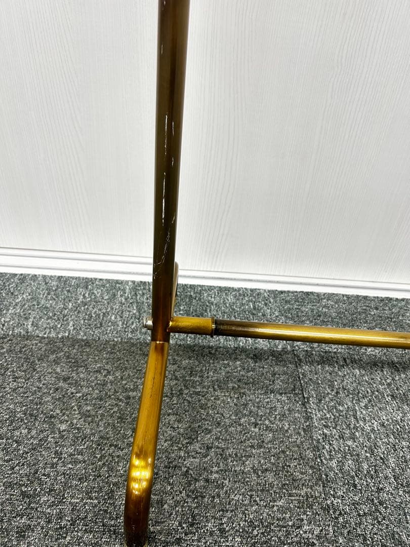 【超美品】 ハンガーラック アンティークゴールド 90cm 真鍮 在庫2本のみ