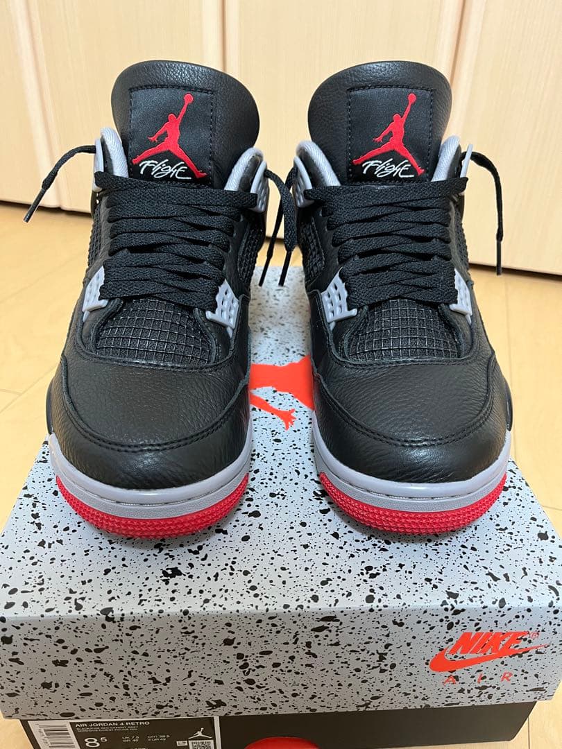 l*n様 Air Jordan 4 Retro \"Bred Reimagined