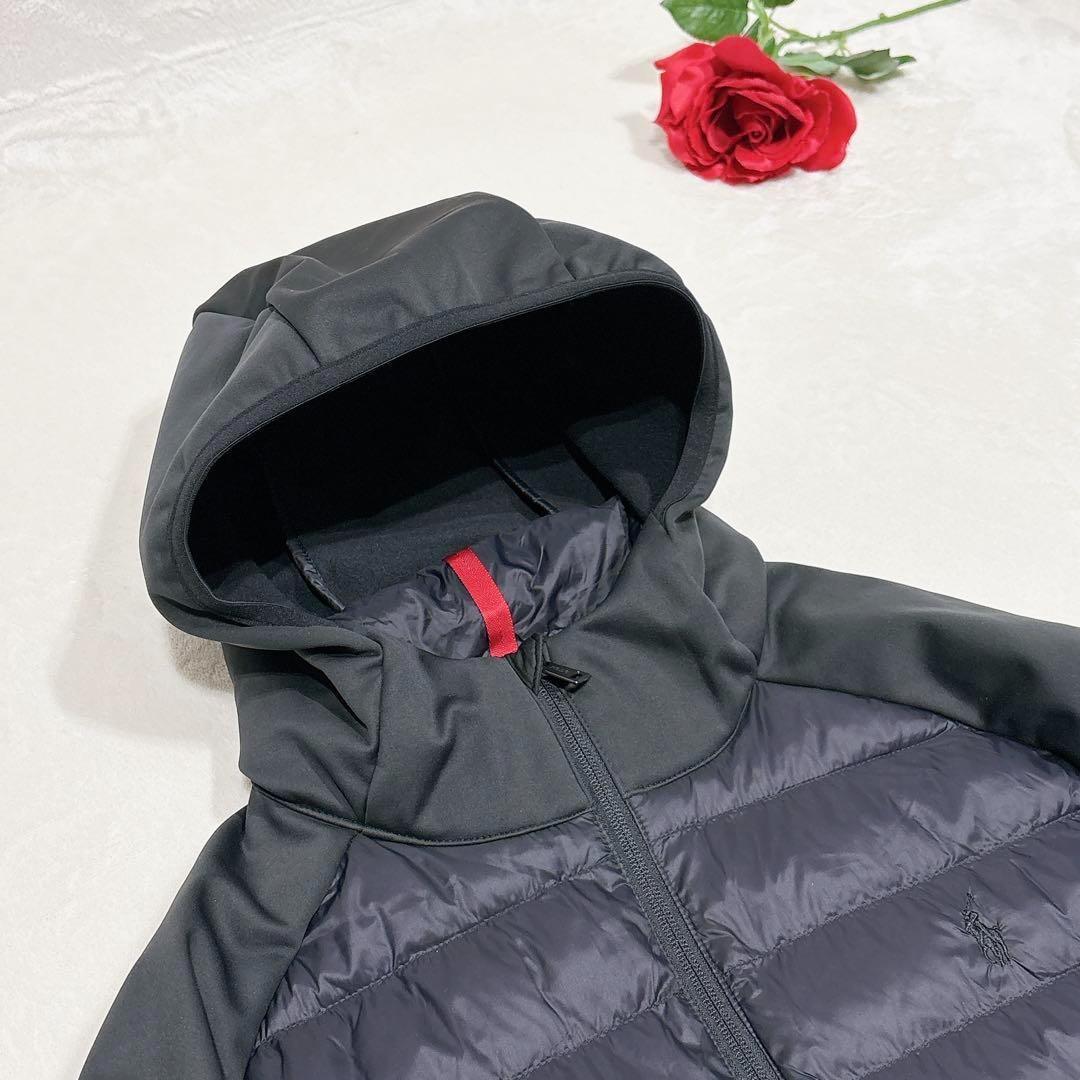 新品タグ付き✨　ポロラルフローレン　中綿ジャケット　ブルゾン　切り替え　黒　XL