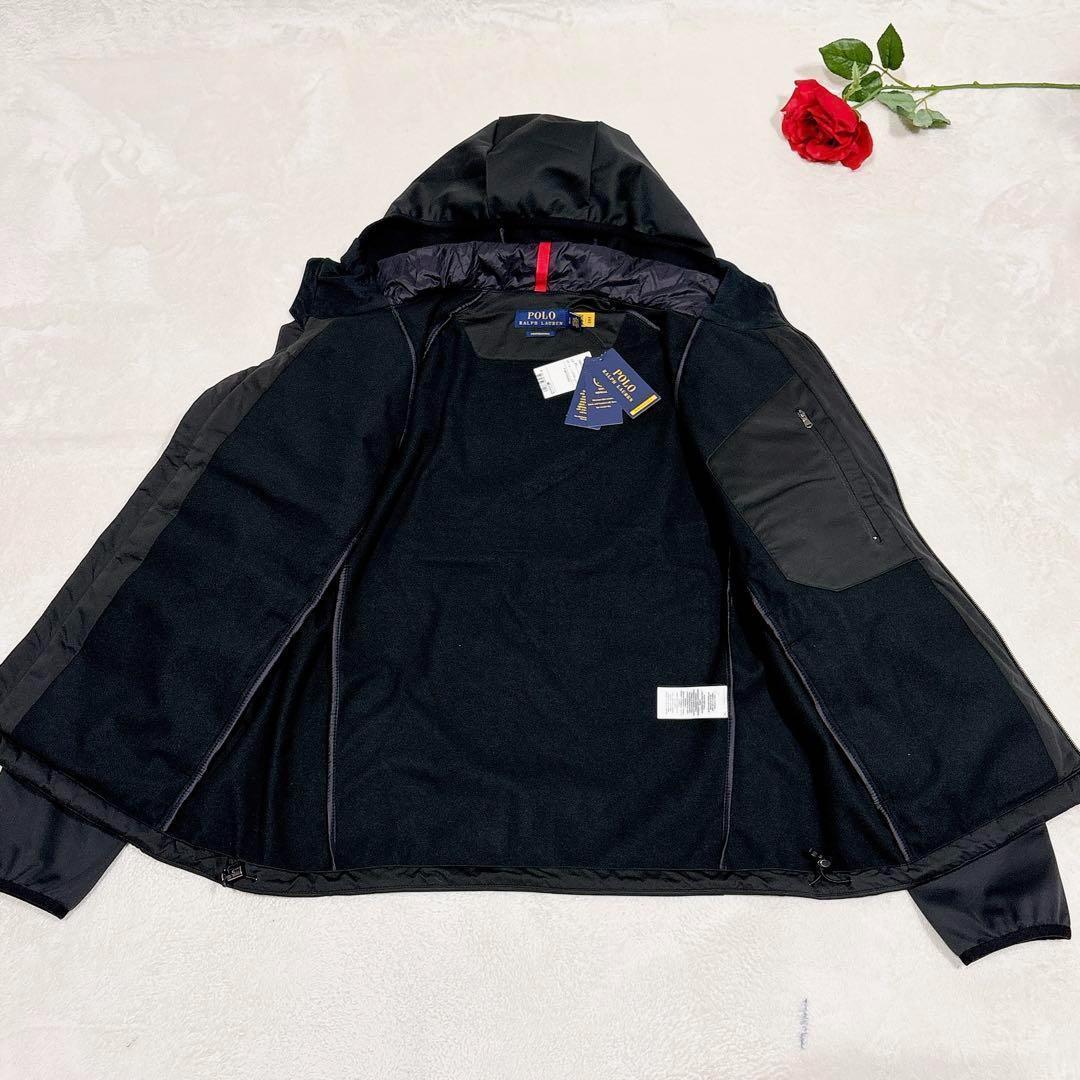 新品タグ付き✨　ポロラルフローレン　中綿ジャケット　ブルゾン　切り替え　黒　XL