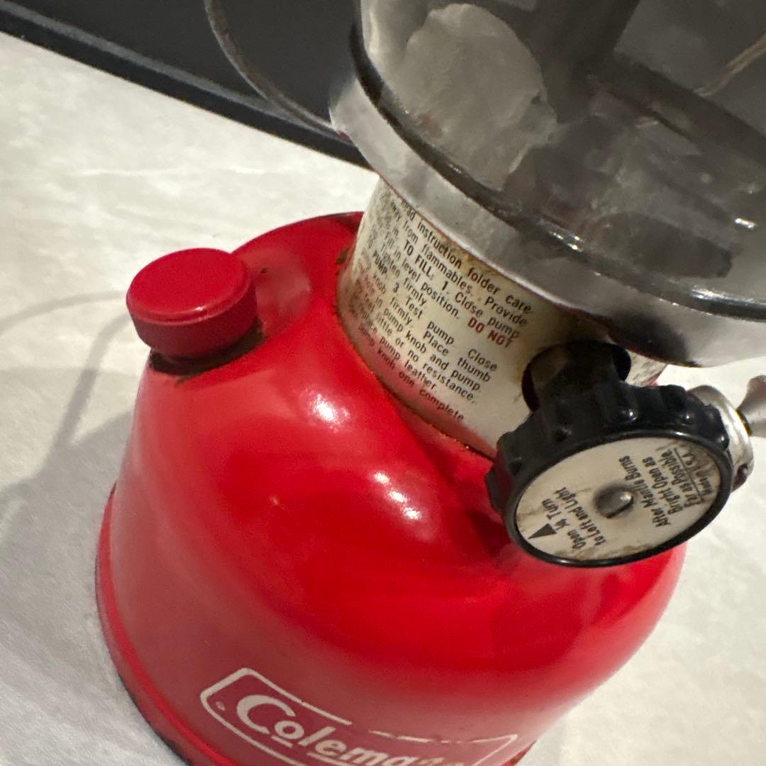 Coleman 赤 ランタン ケース付き200A