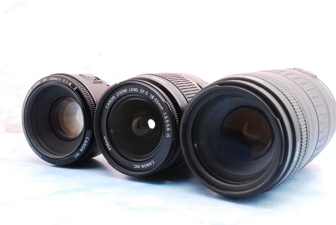 Canon Kiss X10☆一眼レフカメラ☆単焦点＆標準＆超望遠☆バッグ付